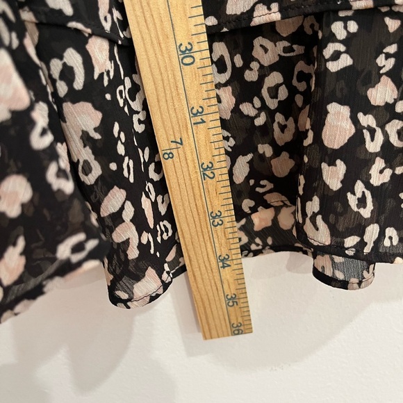 Ann taylor floral dress brown and beige SP. H-9 - Picture 9 of 9